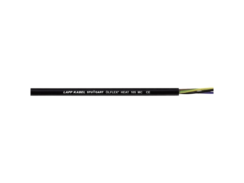 LAPP ÖLFLEX® HEAT 105 MC Højtemperaturkabel 7 G 1 mm² Sort 26010-100 100 m