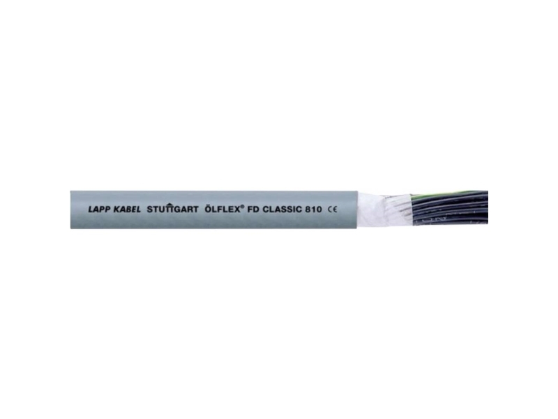 LAPP 26124/50 Slæbekædekabel ÖLFLEX® FD CLASSIC 810 12 G 0.75 mm² Grå 50 m
