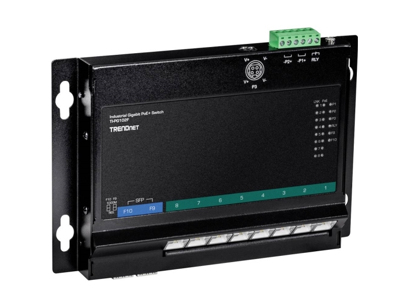 Trendnet Ti-Pg102f, Gigabit Ethernet (10/100/1000), Vollduplex, Power Over Ethernet (Poe), Wandmontage
