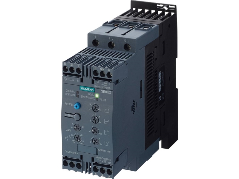 Siemens 3RW404036-1BB05 3RW40361BB05 Softstart-enhet Motorvärde vid 400 V 22 kW 600 V Nominell ström 45 A | Belysning - Tillbehör & reservdelar - Spolar och startar | GameStuff