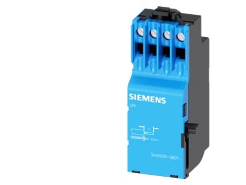 Siemens 3VA9908-0BD12 Udløser 1 stk (B x H x T) 25.7 x 65.1 x 28.8 mm Piece