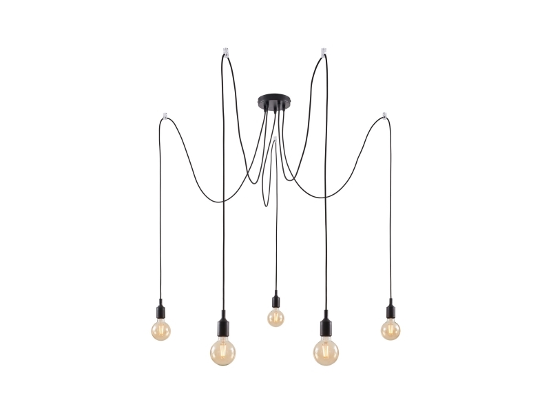 Paulmann Neordic Ketil 5 Lampor E27 Svart