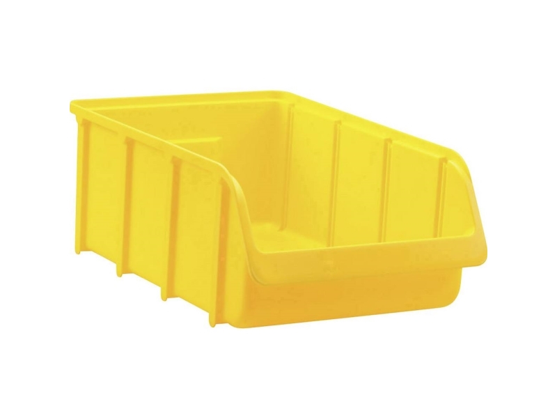 Hünersdorff 675200 Opbevaringskasser (B x H x T) 489 x 312 x 184 mm Gul 1 stk