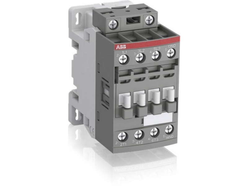 Abb Kontaktor 4Kw, 400V Ac, 9A Vid Ac3,3-Polig, Styrspänning 24/60V Ac 20-60V Dc Hjälpkontakt 1No