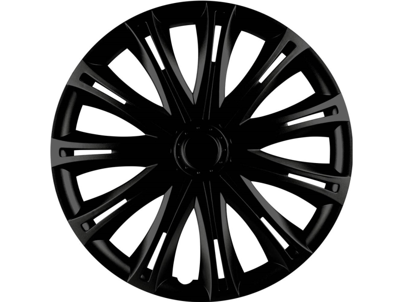 HP Biltillbehör Hjulkapsler R16 Sort 4 stk | Bilvård & Biltillbehör - Däck & fälgar - Navkapslar | GameStuff