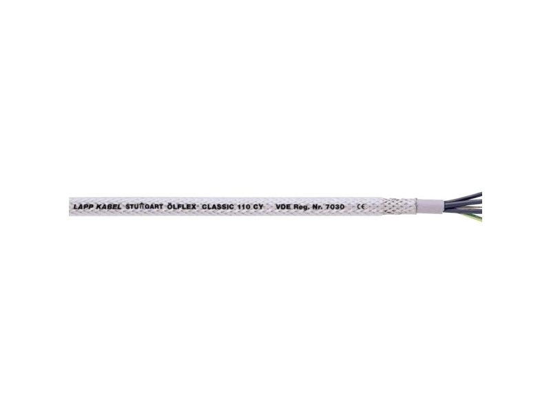 Lapp Ölflex  Classic 110 Cy Styreledning 4 X 0.75 Mm² Transparent 1135804 100 100 M