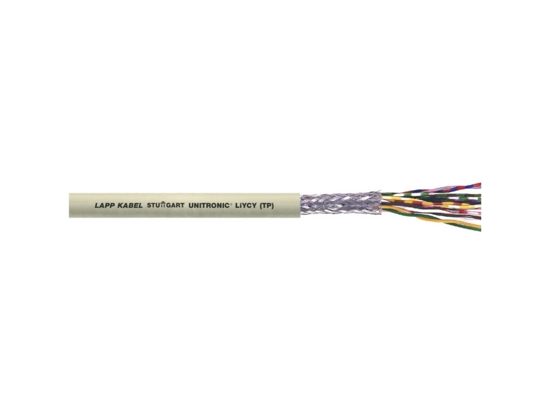 LAPP 35830-100 datakabel UNITRONIC LIYCY (TP) 2 x 2 x 1 mm² grå 100 m