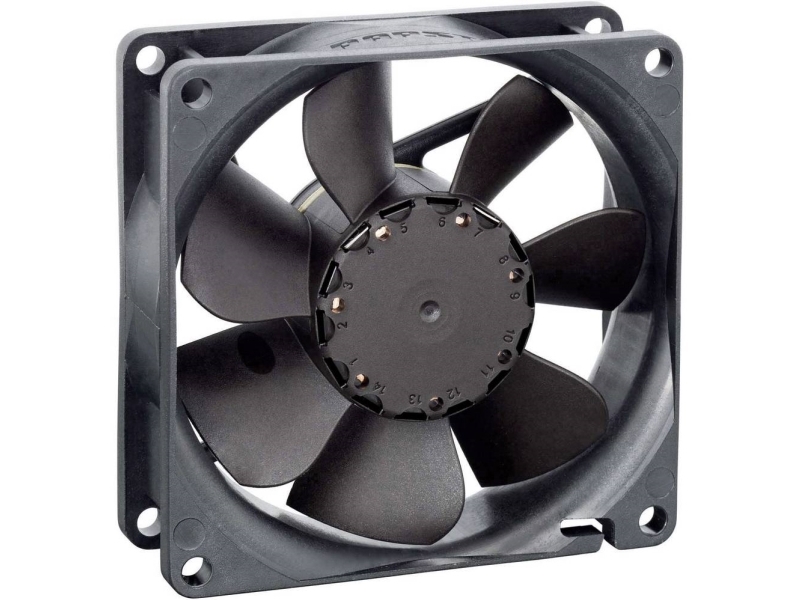 EBM Papst 8414 NG axialfläkt 24 V/DC 65 m³/h 80x80x25,4 mm | Diverse | GameStuff
