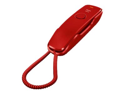 TELEFONO FIJO SIEMENS-GIGASETDA210 ROJO (S30054-