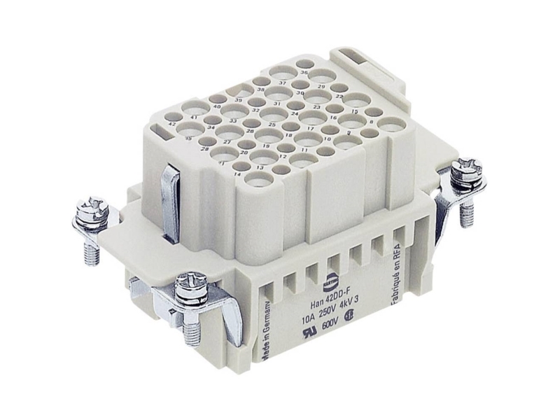 HARTING 09160423101 Tilslutningsindsats Han® DD 42 + PE Crimp 1 stk