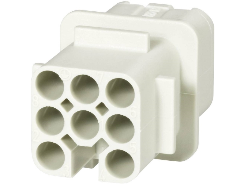 HARTING HAN D-kontakt, instickstyp 3Amale crimpanslutning max 2,5mm2, 10A7 pol | Komponenter - Elektronik - Diverse komponenter | GameStuff