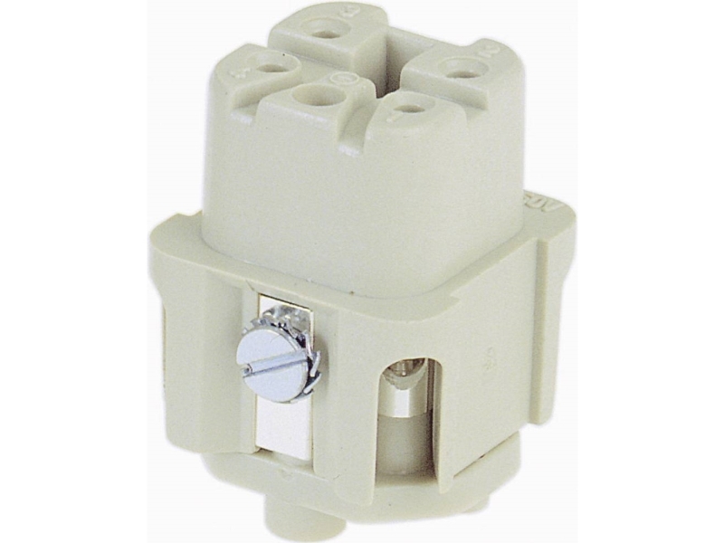 HARTING Stikindsats HAN A, størrelse 16 A, 16-pol, hunstik, skrueterminal maks 2,5mm² | Komponenter - Elektronik - Diverse komponenter | GameStuff