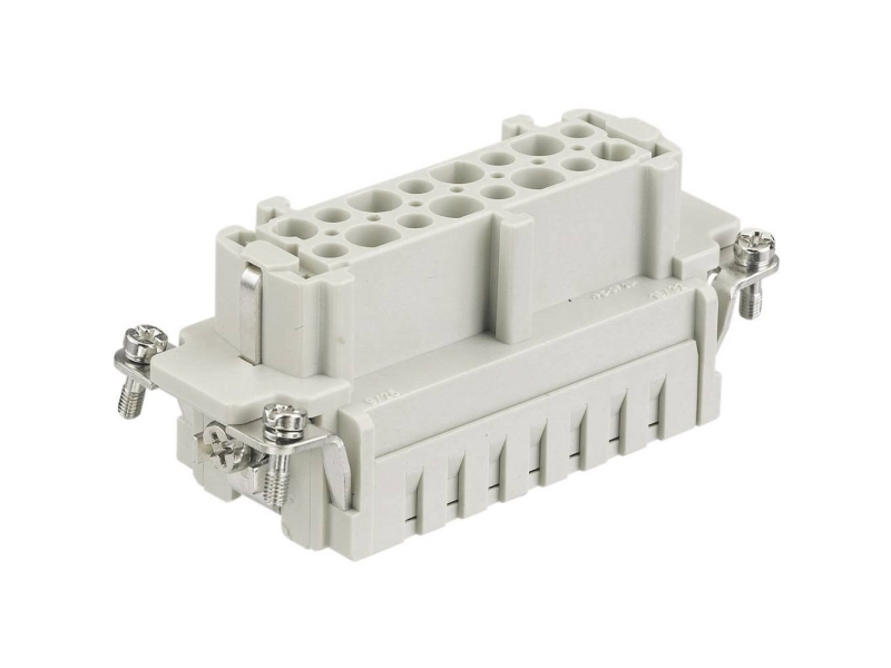 Harting 09 33 010 2716 Anslutningsinsats Han® E 10 + PE Clip spännfjäder 1 st | Komponenter - Elektronik - Diverse komponenter | GameStuff