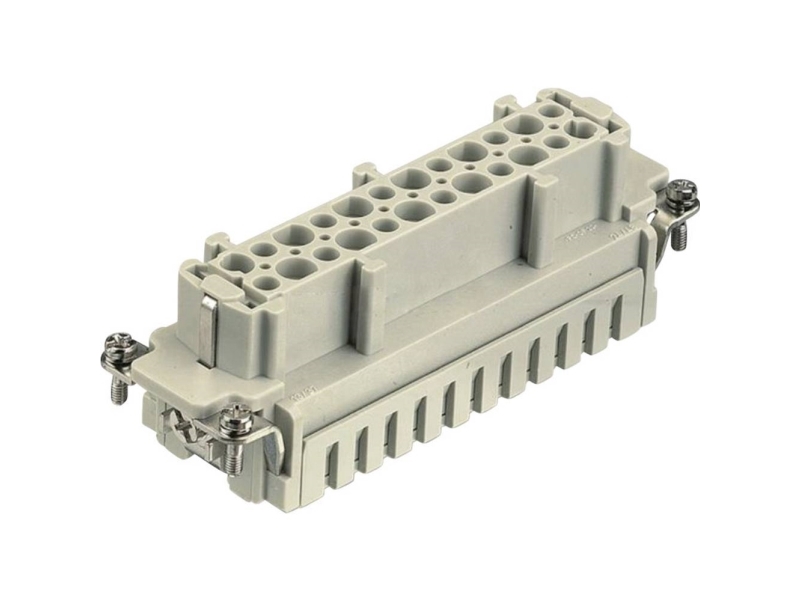 HARTING 09330242716 Tilslutningsindsats Han® E 24 + PE Clipstrækfjeder 1 stk