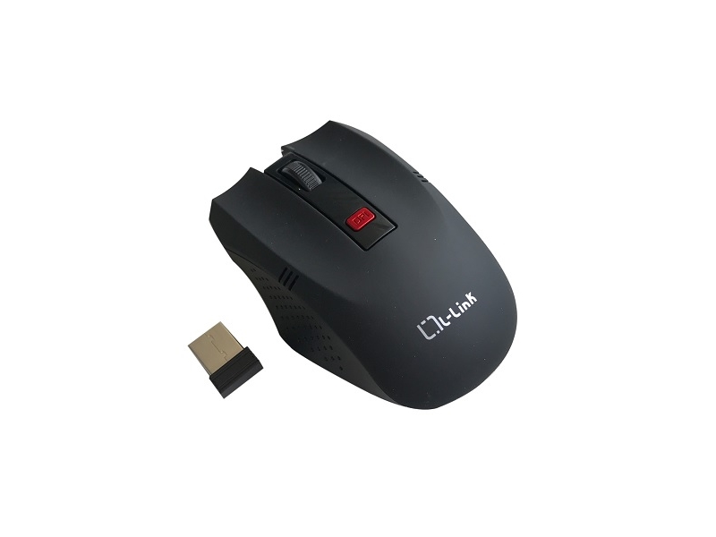 L-Link Ll-2095-N, Højre Hånd, Optisk, Rf Trådløst, 1600 Dpi, Sort