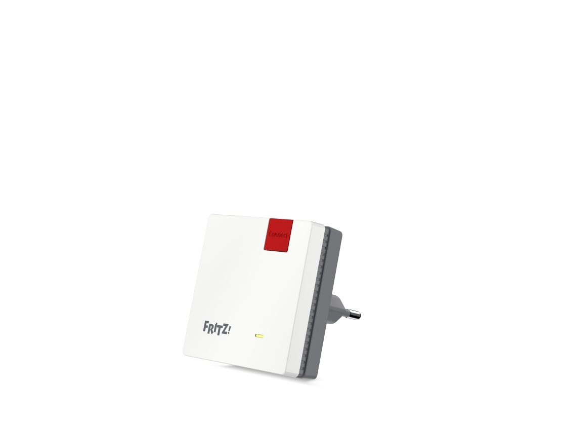 Fritz!Repeater 600 International, Netzwerk-Repeater, 600 Mbit/S, Wandmontage, Weiß