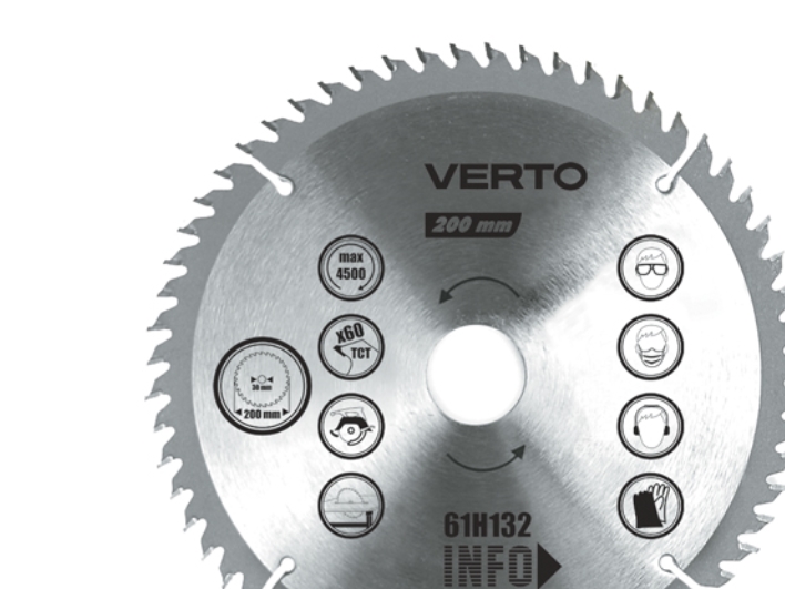Kreissäge Säge Verto 350X30mm 40Z 61H142