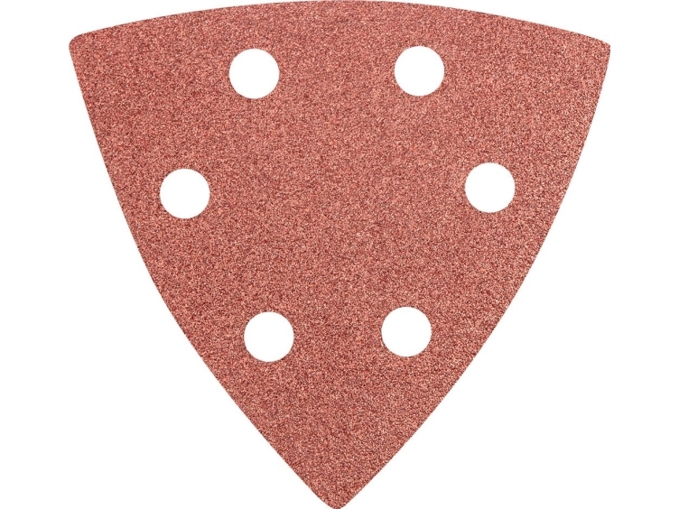Velcro Delta Sandpaper 93X93mm K 100, 5Pcs Graphite 55H766