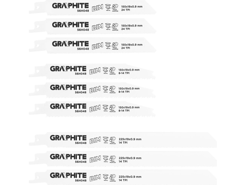 Graphite Reciprocating Saw Blades Sword Saw Blades Bim Set