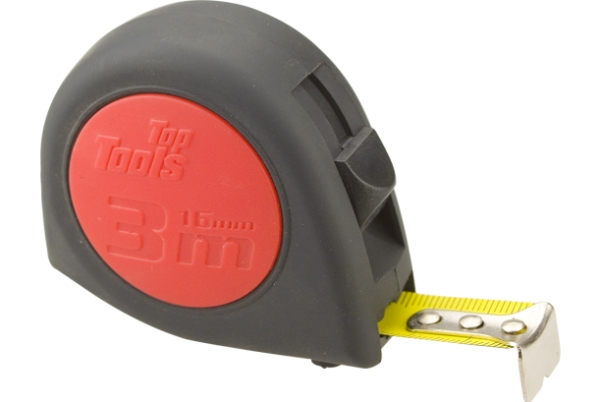 Top Tools målebånd stål 7,5 m x 25 mm - 27C318