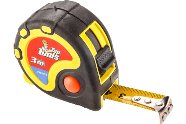 Top Tools Gerolltes Stahlbandmaß 5M X 19Mm - 27C124