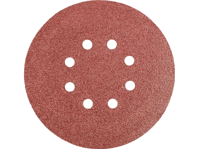 Sanding Discs 150Mm, K60, 5Pcs With 8 Holes Graphite 55H946
