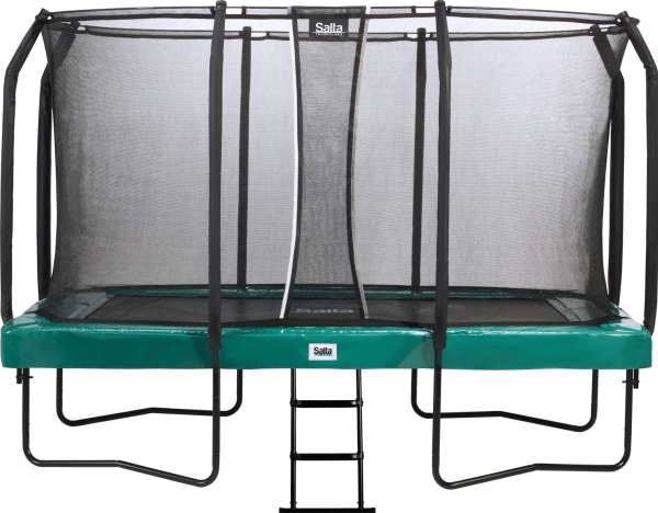 Salta Garten-Trampolin First Class Mit Innen-Netz 366 X 214 Cm Grün