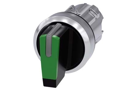 Siemens 3Su1052-2Bn40-0Aa0, Metal, Ip67, Ip69k, Sort, Grøn, Metallic, 20 G, 30 Mm, 55 Mm