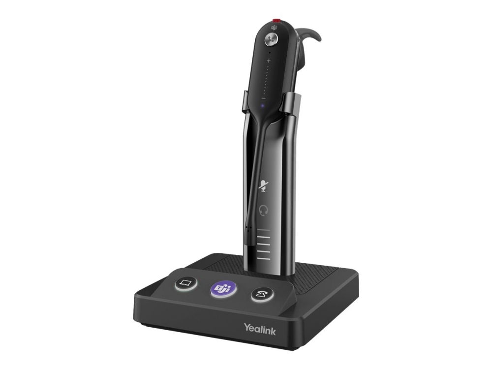 Yealink WH63 - Headset - inuti örat - konvertibel - DECT - trådlös - Optimerad för UC