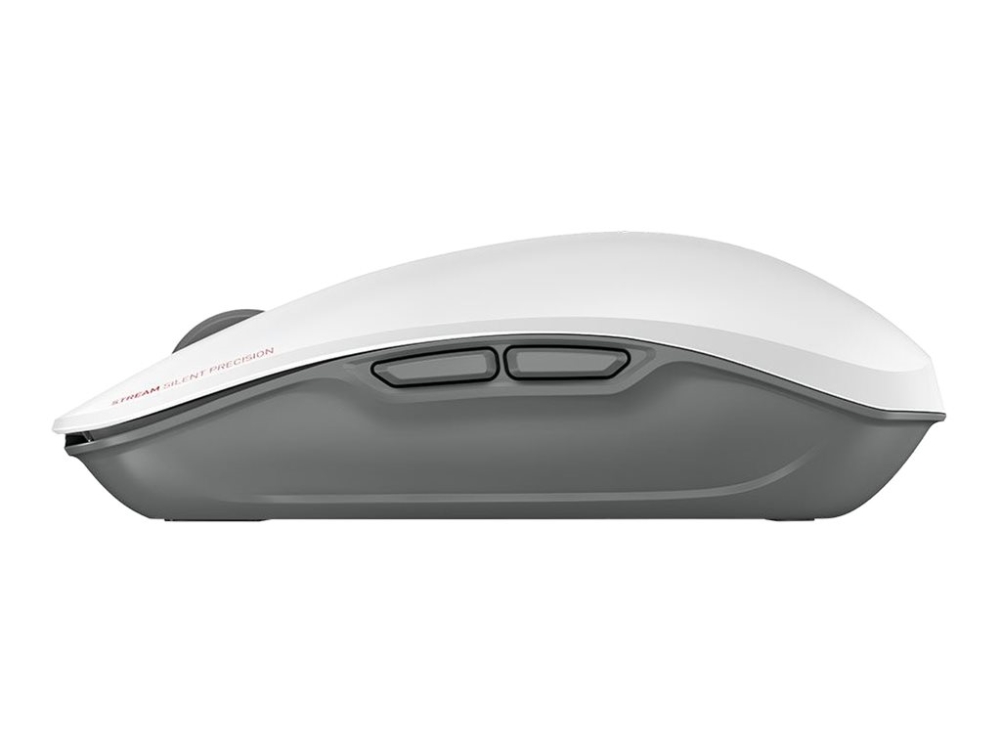 Cherry Stream Desktop Recharge - Sæt Med Mus Og Tastatur - Trådløs - 2.4 Ghz - Qwerty - Usa Med Euro-Symbol - Tastkontakt: Cherry Sx - Bleg Grå