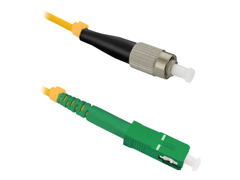 Qoltec Simplex - Patchkabel - Fc/Upc Enkelttilstand (Han) Til Sc/Apc Enkelttilstand (Han) - 5 M - Fiberoptik - Simplex - 9 / 125 Micron - G.652D - Ha