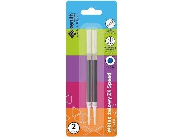 Zenith Refills For The Pen Zx Speed Blue Zenith 2 Pcs