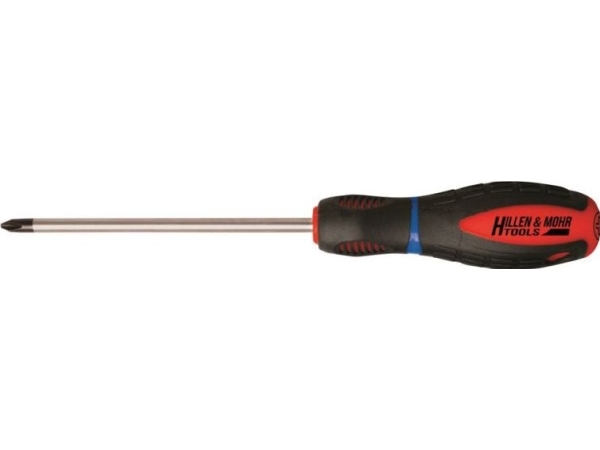 DEDRA Phillips Phillips screwdriver PH2x125mm, S2 steel, 3-mat handle