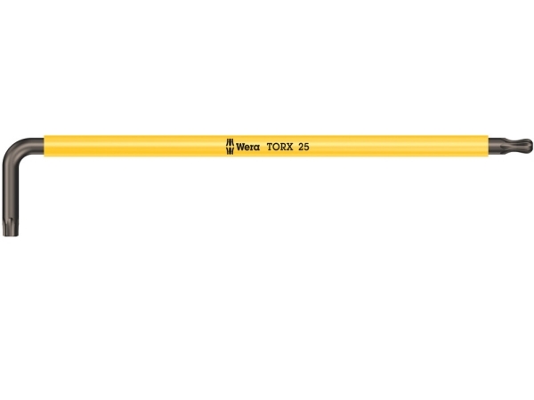 Wera 967 SPKXL, L-torx nyckel, T25, Gul, 154 mm, 27 mm, 1 styck | Verktyg & Verkstad - Skruvmejsel - Sexkantnycklar | GameStuff