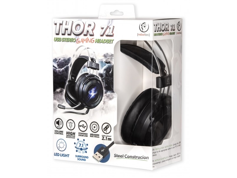 Stereo Headphones For Pl Ayers Rebeltec Thor