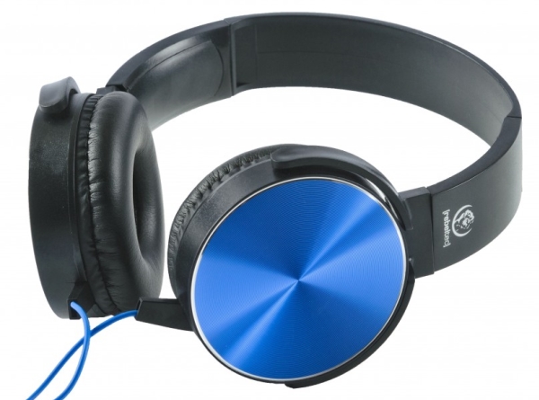 Stereo Headphones With M Ic Rebeltec Montana Blu