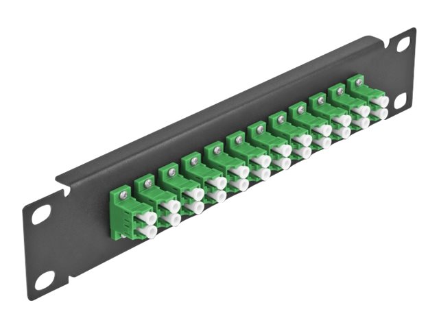 Delock - Patch-Panel - Lc Duplex Sm X 12 - Sort - 1U - 10"