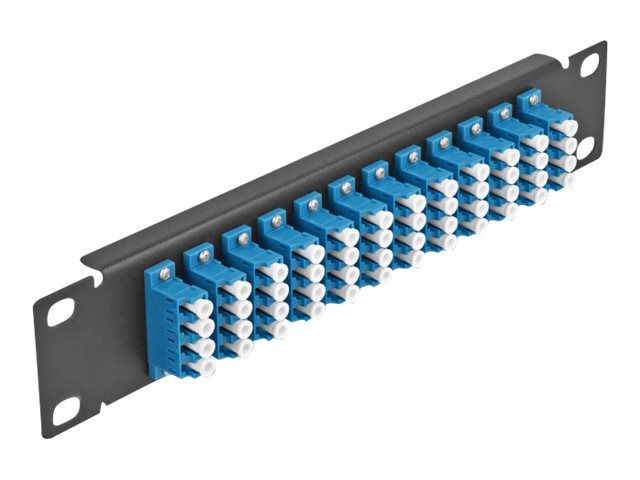 Delock - Patch-Panel - Lc Sm X 48 - Sort - 1U - 10"