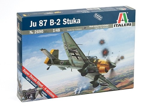 Italeri Plastic Model "Junkers Ju-87 B Stuka Battle Of Britain" -Bomber