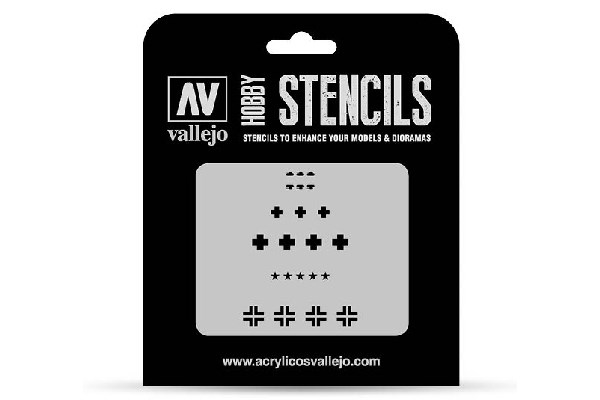 Stencil German Wwii Tank Markings Ass.
