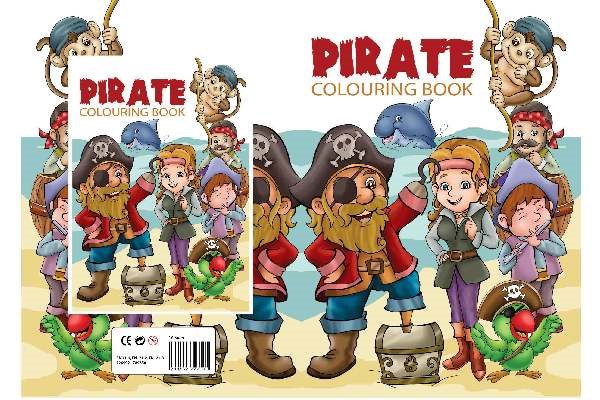 Malebog A4 Pirate 1 Med 16 Sider