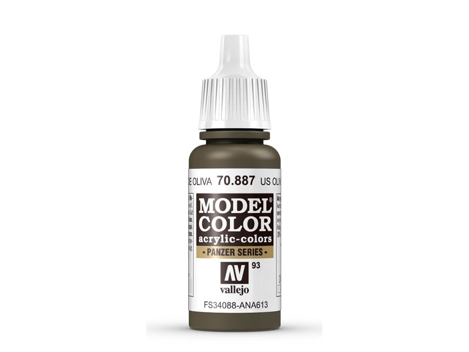 Vallejo 70.887, 17 Ml, Oliven, Mat, Flaske