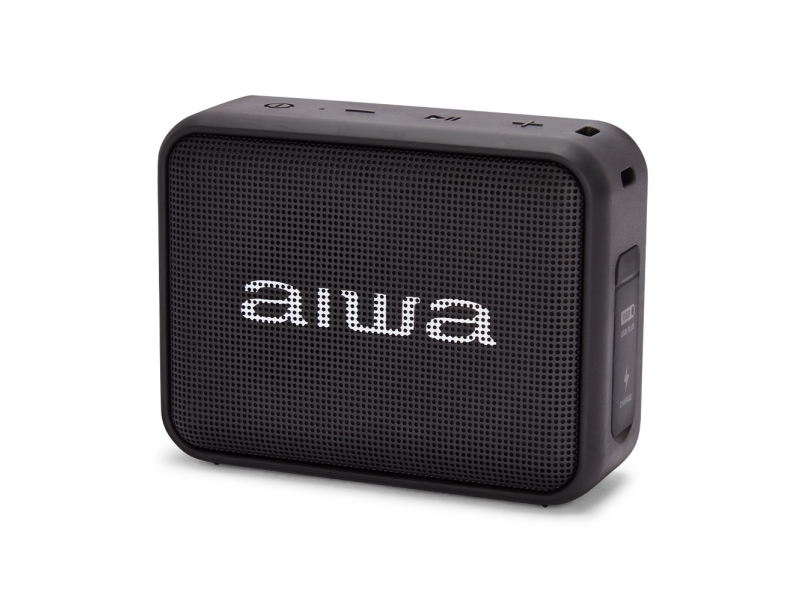 Aiwa Bs-200Bk, 1.0 Kanäle, 6 W, Kabellos, Tragbarer Mono-Lautsprecher, Schwarz, Tasten