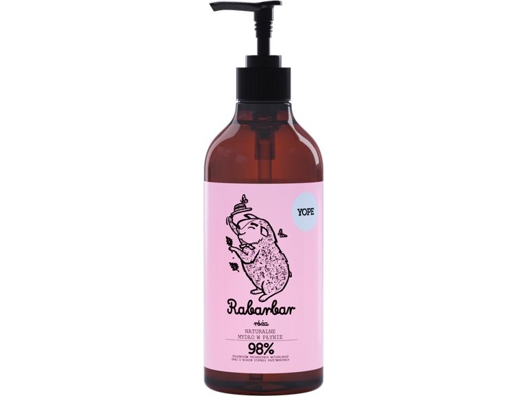 Yope Natural Hand Soap Rhubarb And Rose 500Ml
