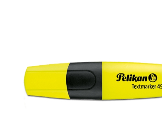 Pelikan 940379, 1 Stk., Gul, Sort, Gul, Plast