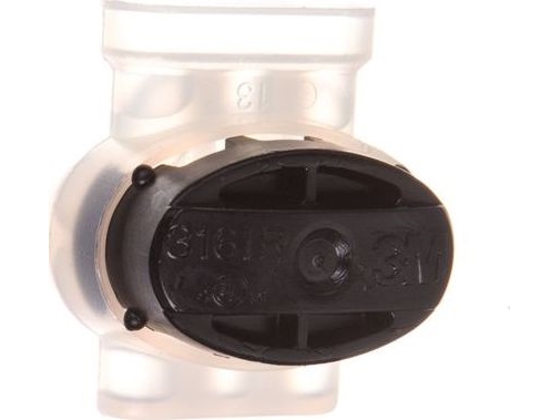 3M Klemkobling Scotchlok 3X(0,5-1,5) 316 Ir, Geloleret Sort 80610734537/7000058271 - 7000058271
