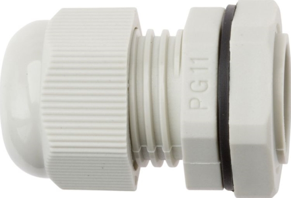 Ergom Kabelverschraubung Aus Polyamid Pg11 Ip68 Dp 11/H Grau E03dk-01030100301