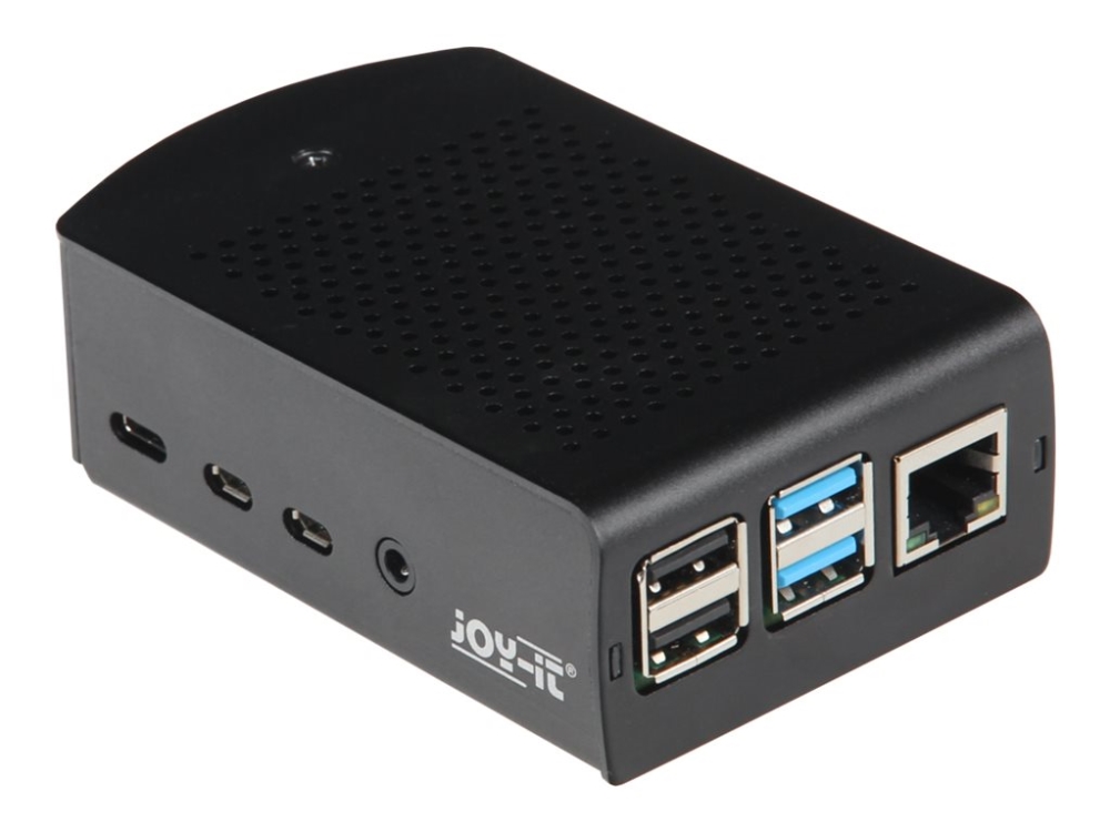 JOY-iT - Etui - aluminium - sort | Servrar | GameStuff