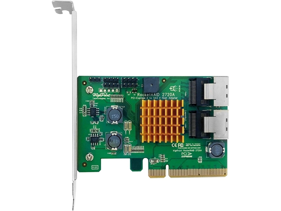 Highpoint Pcie 2.0 X8 Controller - 2X Sff-8087 Rocketraid (2720A)
