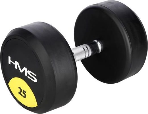 Hms Hg Kurzhantel Pro Gummi 1 × 25 Kg